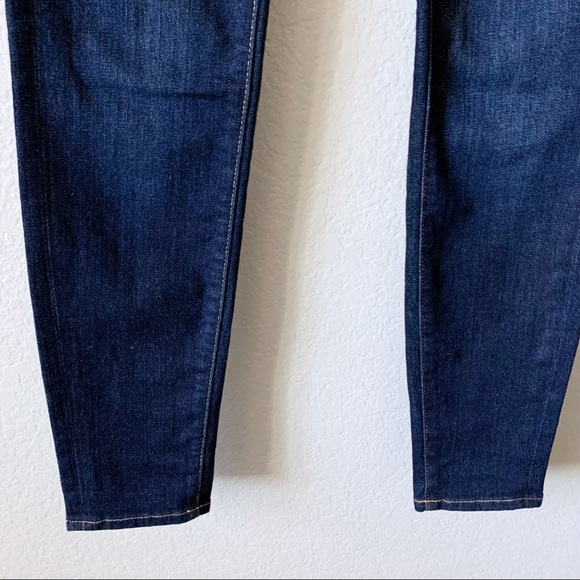 NEW FRAME Le Skinny de Jeanne Jeans Dame Dark Blue Stretch 24 - Picture 5 of 12